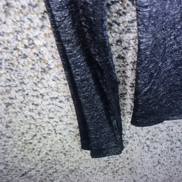 Nike Women's Dark Heather Gray Long-Sleeve Athletic Top - Picture 3 of 9